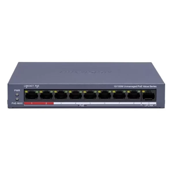 SWITCH UNMANAGED CU 9 PORTURI (8 POE)