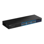 Switch Web Smart Management 24 porturi Gigabit