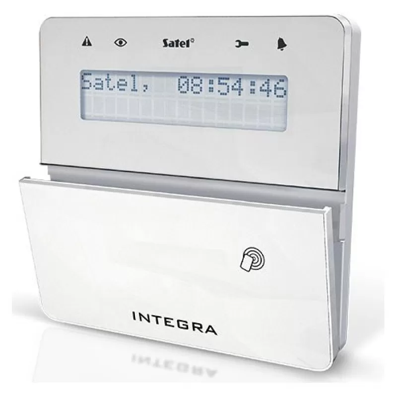 Tastatura alarma Satel INT-KLFR-WSW