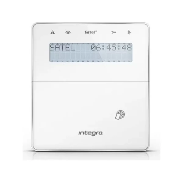 Tastatura alarma Satel INT-KWRL2-WSW