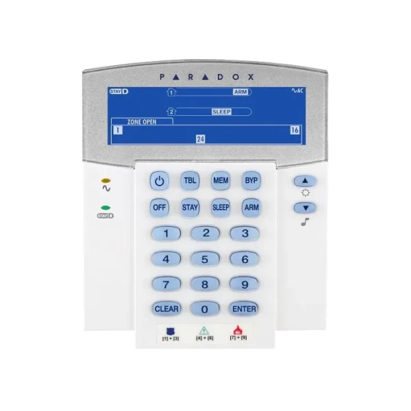 TASTATURA CABLATA LCD CU 32 ZONE SI ICOANE
