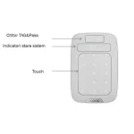 TASTATURA WIRELESS CU CITITOR PROXIMITATE - imagine 2