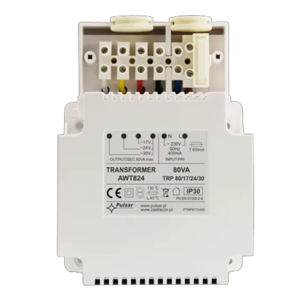 Transformator 80VA  17V/24V/30V AWT824