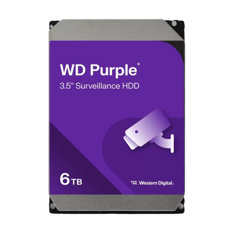 Hard disk 6TB - Western Digital PURPLE WD64PURZ